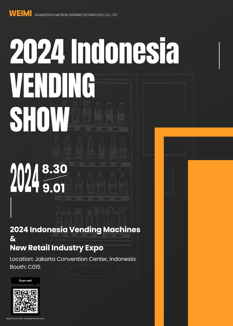 Exposición de máquinas expendedoras de Indonesia
